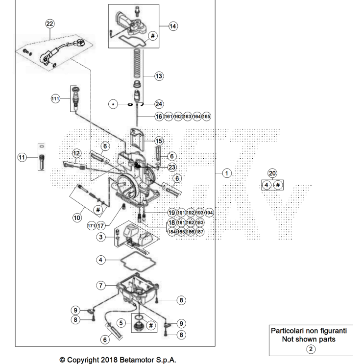 CARBURATEUR BETA 200 RACE 2025